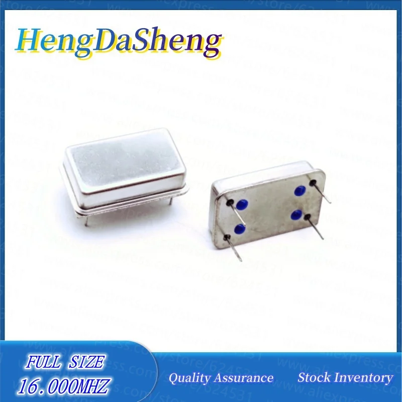 In-line Rectangular Active Crystal Oscillator 16M OSC Clock Vibration Full Size DIP-4 5Pcs/Lot