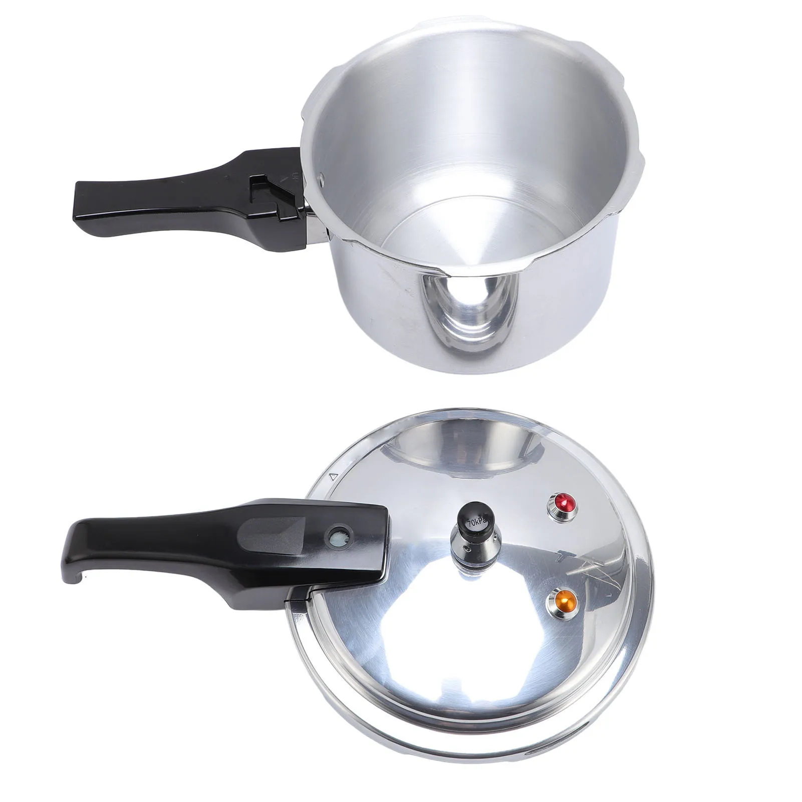 3L Aluminium Alloy Pressure Cooker 18cm Bottom for Gas Stove
