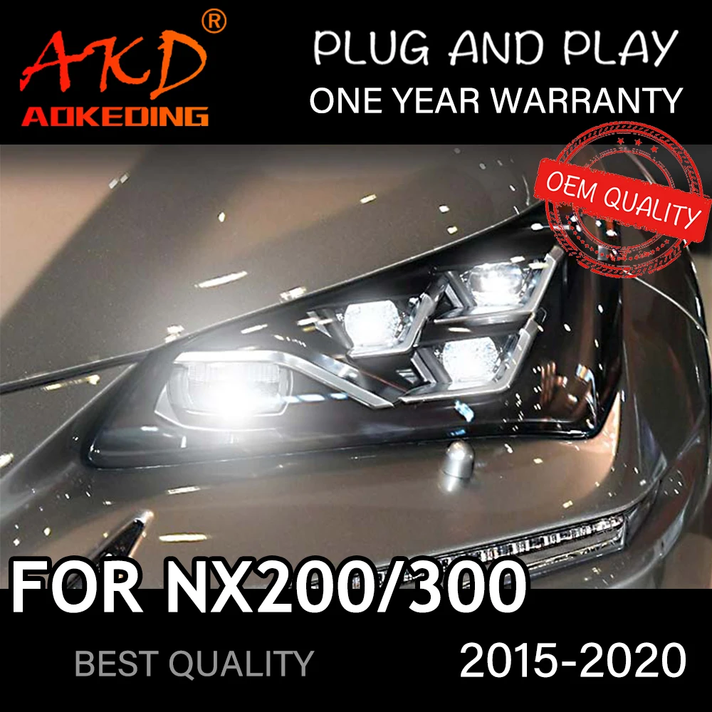 レクサス nx ヘッドライト レクサス NX NX200 NX300 2014-2021 LED ランプ グレードアップ