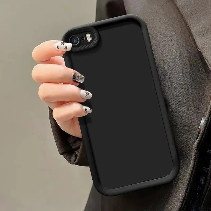 For iPhone 5 Case For Apple 5S SE Mobile Phone Cases Matte Back Cover Skin Feel Protection Shockproof Carcase Funda Shells Capa - 2