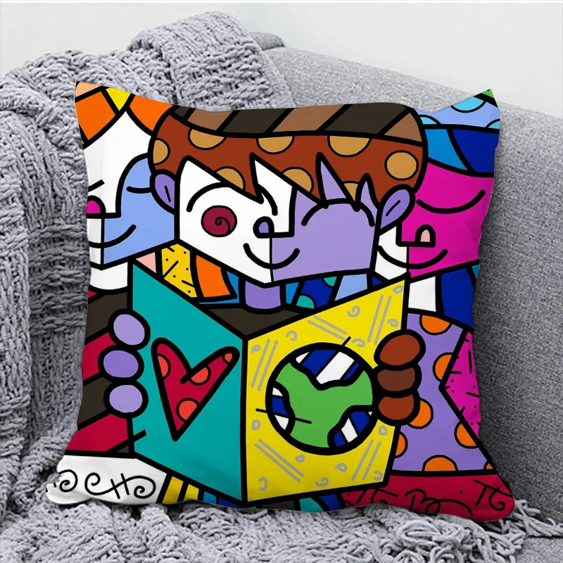 Britto Federe Cuscini Decorativi Fodere Cuscino 45X45 Federa Decor 40X40 Federe 50X50 Decorazione Auto Divano