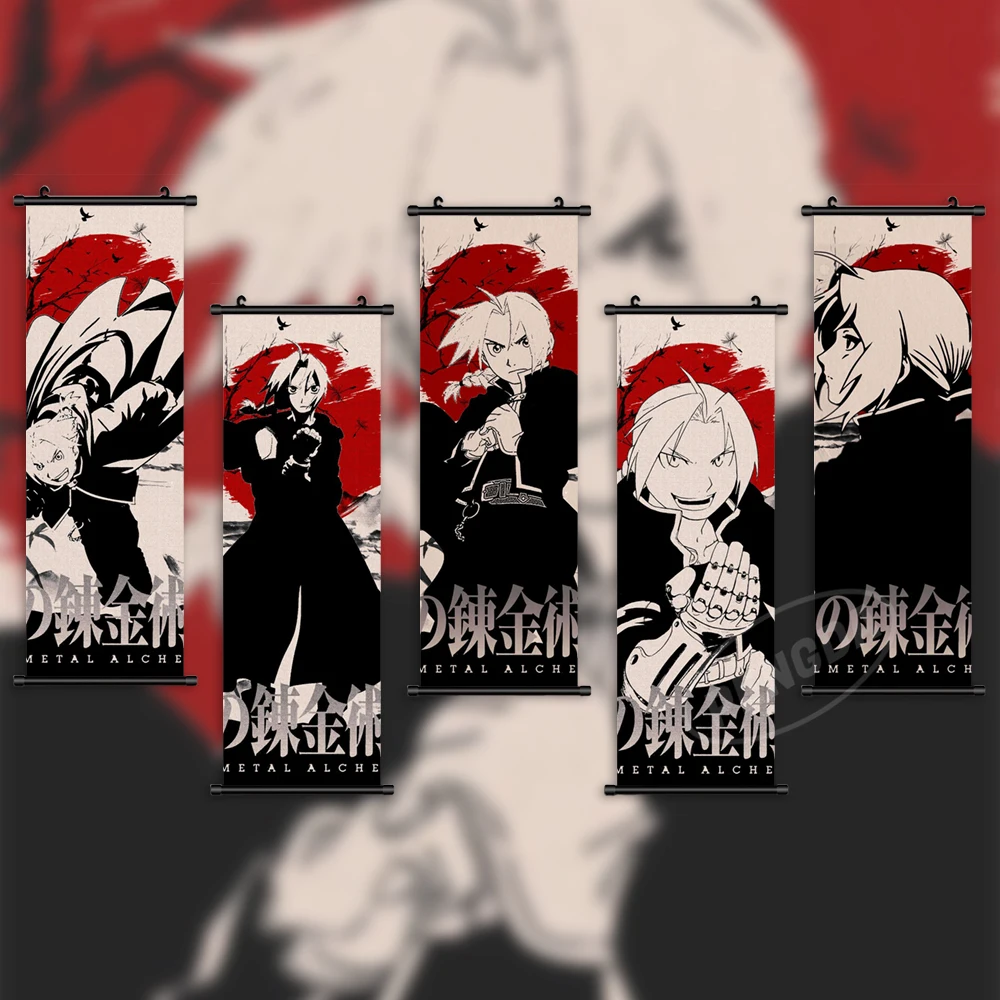 

Fullmetal Alchemist Poster Edward Elric Canvas Print Painting Wall Art Picture Home Anime Mural Hanging Scrolls Room Decoration