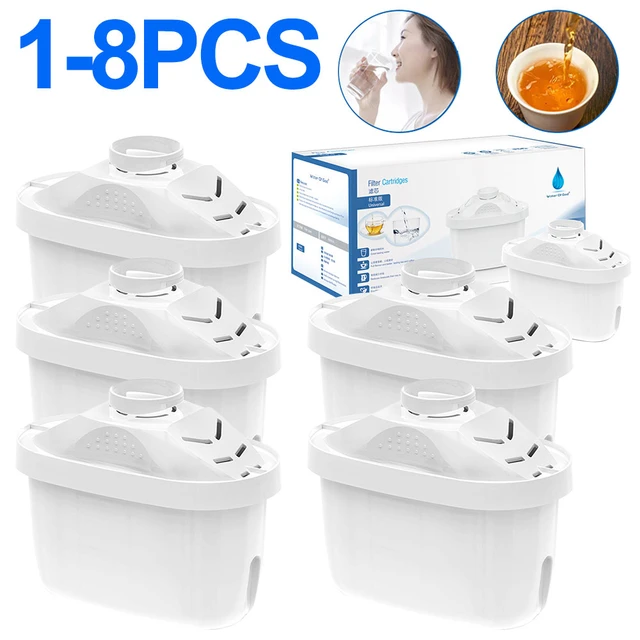 1-8pc Universal Water Filters Cartridge for Brita Maxtra Replacement  Reducing Limescale Chlorine Filter Cartridges for Kitchen - AliExpress