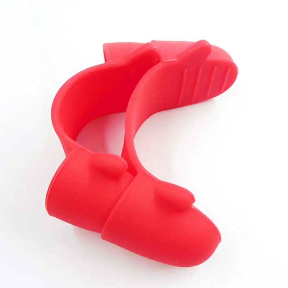Silicone Mini Kitchen Gadgets 1 Pair Heat Insulated Finger Clip Bowl Dish Plate Clamp Non-slip Gripper Pot Holder silicone oven mitts kitchen gloves silicone oven gloves