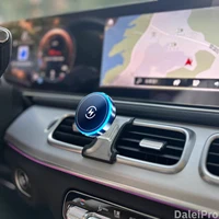 For Mercedes Benz GLE W167 GLS 2020 2021 2022 2023 2024 Special Phone Holder Base Wireless Charging Holder MagSafe Car Charger 1