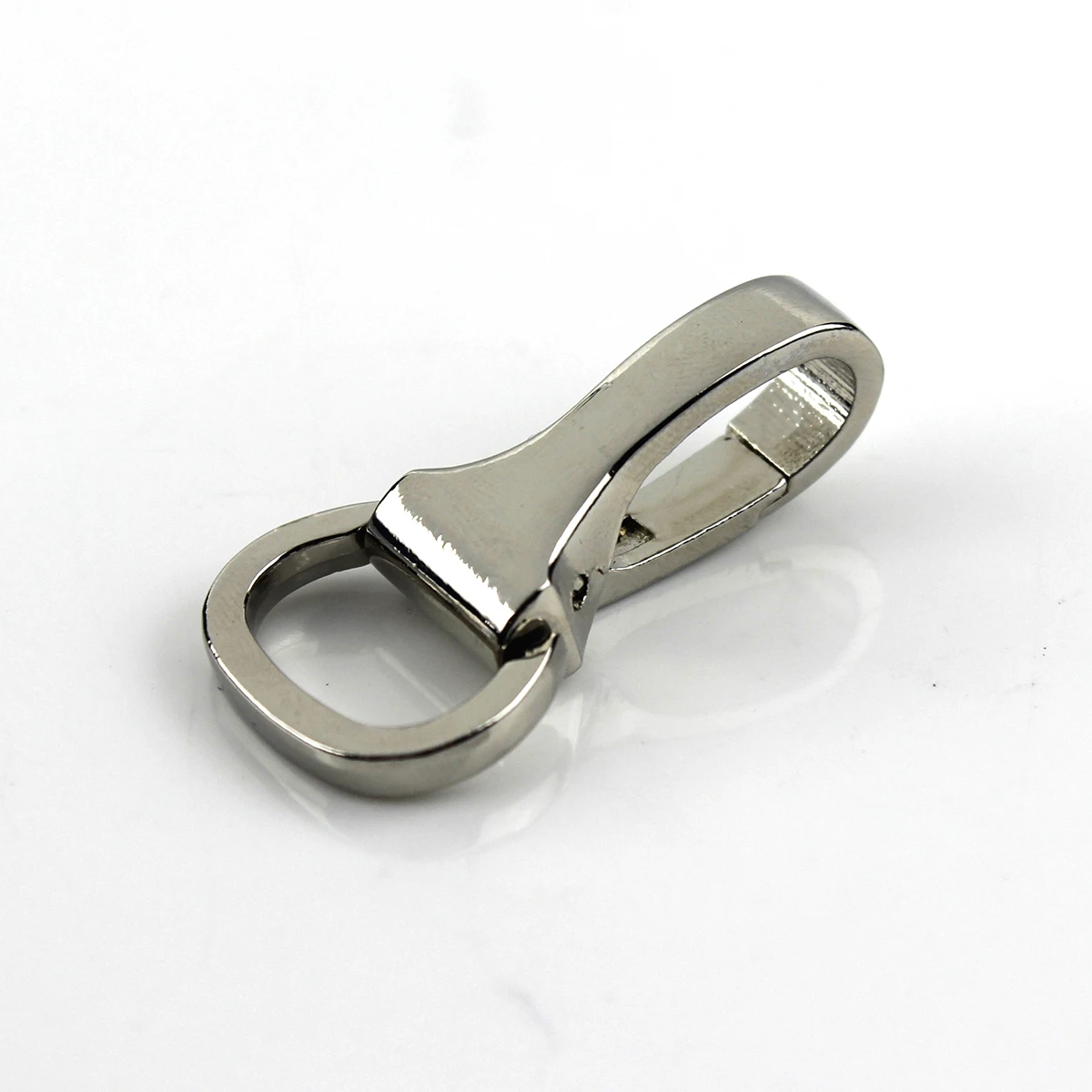 1-teiliger Karabinerhaken aus Metall mit Karabinerhaken, Karabinerverschluss, Federtor für Lederhandwerk, Taschengurt, Gürtel, Gurtband, Schlüsselanhänger – Detail 8
