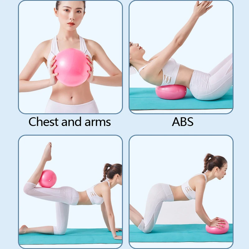 New 25cm Yoga Ball Exercise Gymnastic Fitness Pilates Ball Balance Exercise Gym Fitness Yoga Core Indoor Training