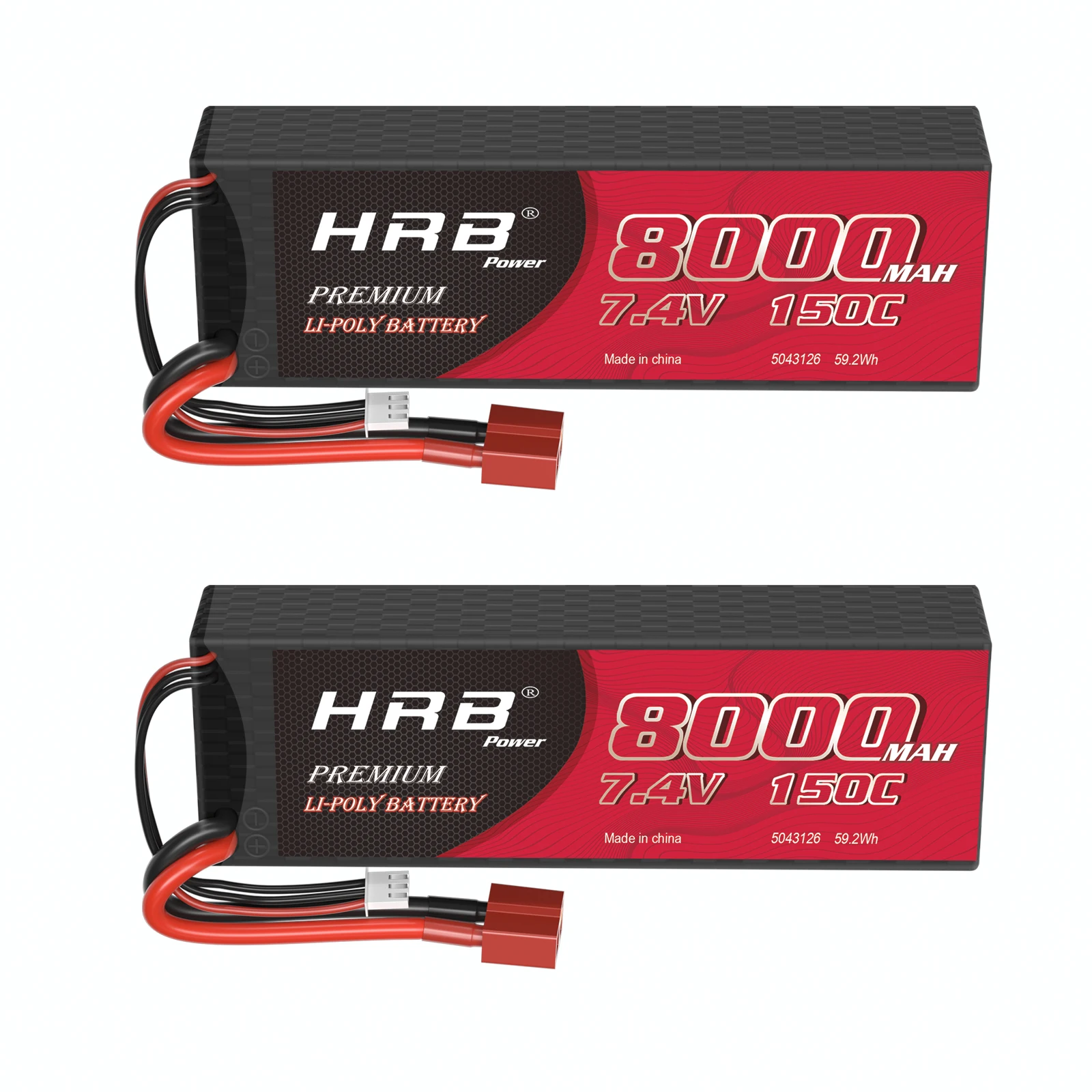 HRB Lipo 2S 2S2P Battery, HrB Power 83@@o@au PREMIUM LI-POLY