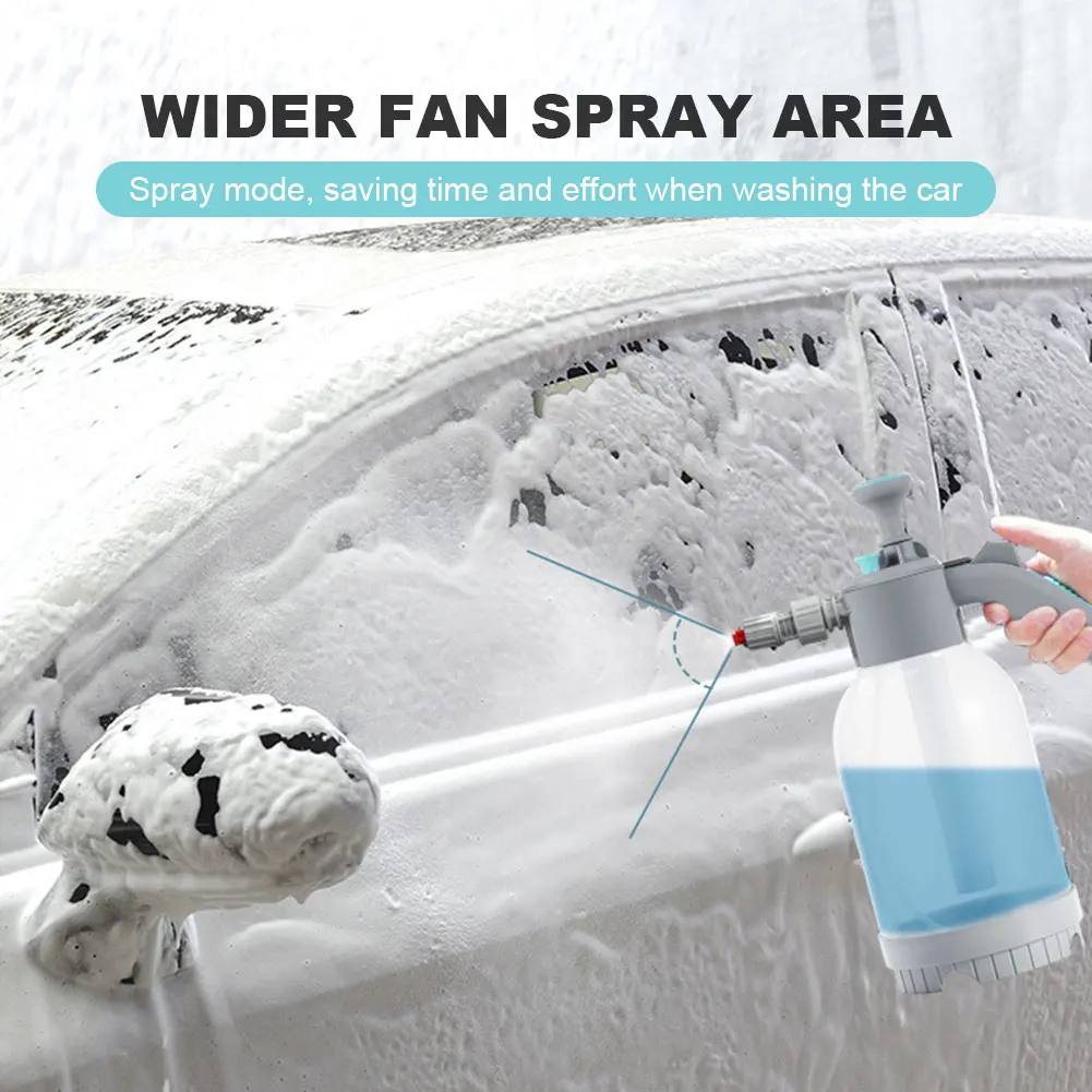 2l Hand Pump Foam Sprayer Hand Pressure Snow Foam Sprayer Foaming Pump