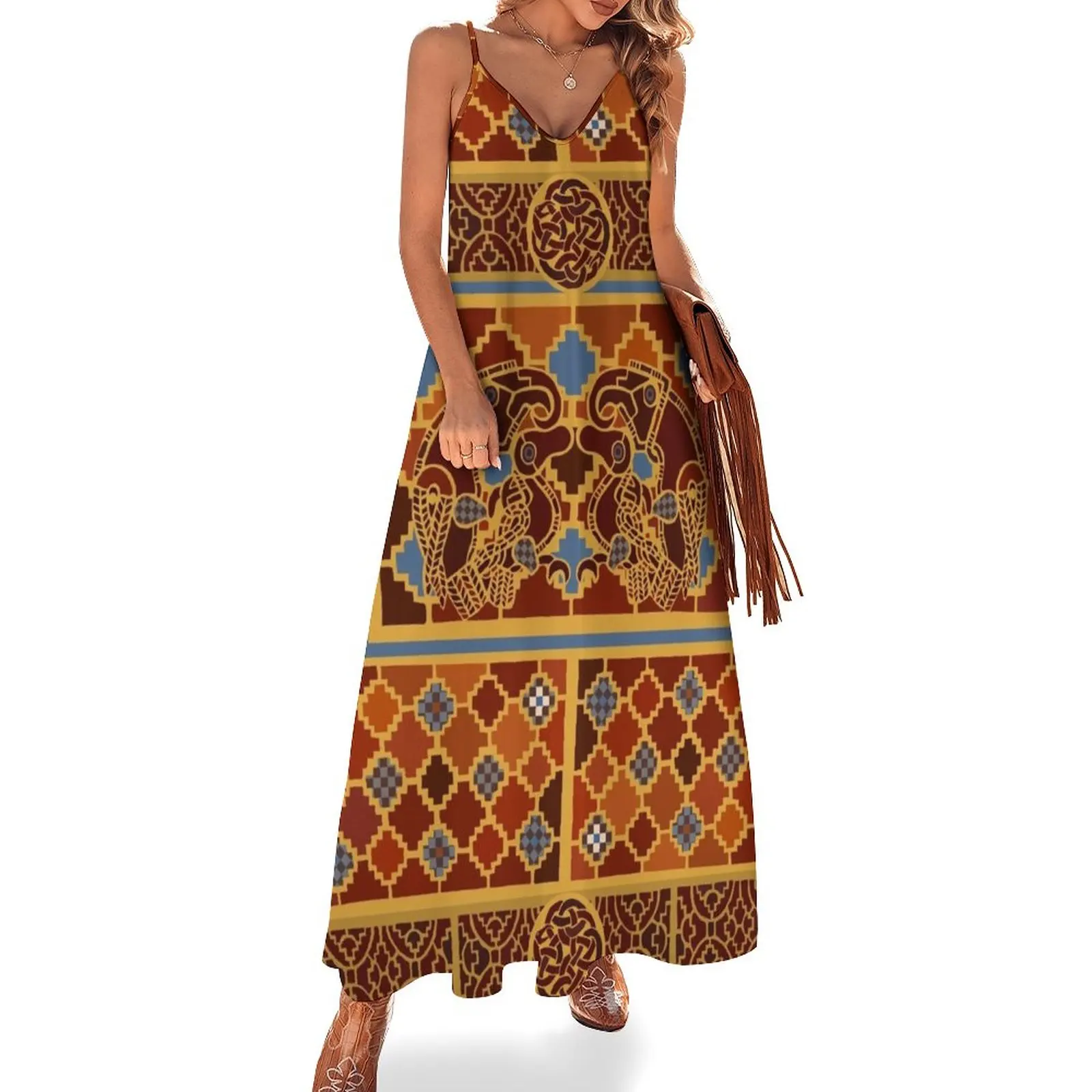 

Imagining Sutton Hoo: The Eagles Sleeveless Dress dresses summer dress korean style Women's summer skirt women clothes