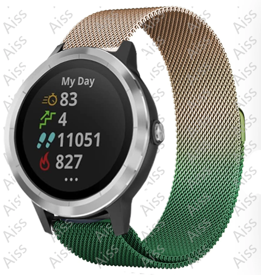 Milanese Loop Smartwatch Wristband Bracelet - 20mm/22mm Strap
