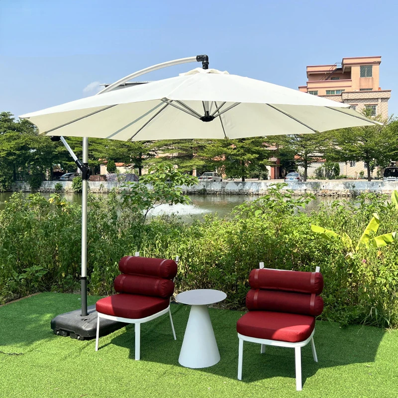 

Metal Desks and Chairs Outdoor Balcony Terrace Waterproof and Sun Protection Coffee Table Recliner Combination Furniture