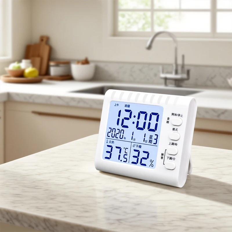 2in1 Wireless Electronic Thermometer High Accuracy Refrigerator Freezer Temperature Monitor Temperature Sensor Alarm -40℃~60℃