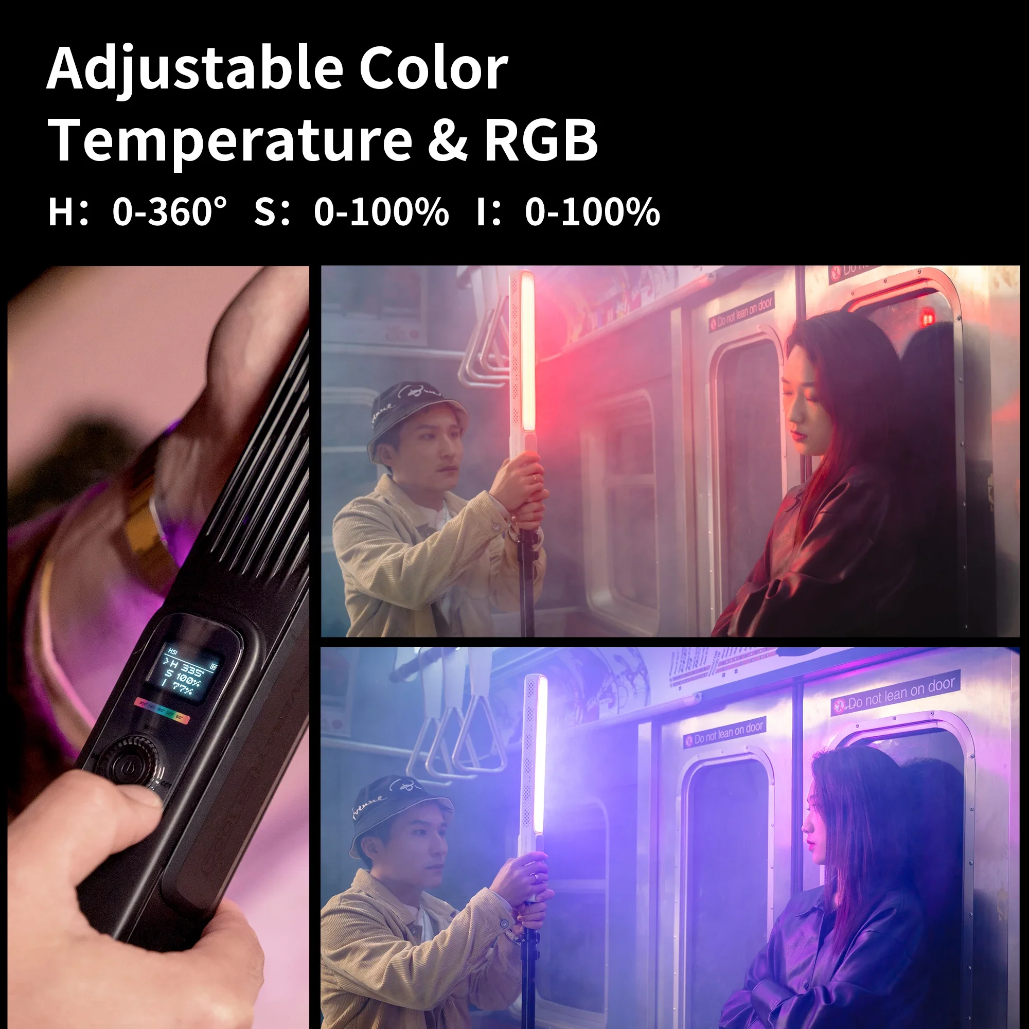 ZHIYUN FIVERAY FR100C Handheld LED 100W Stick Light Profissional