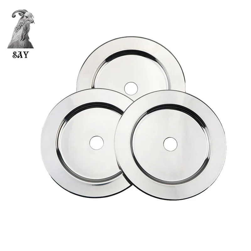 1PC Hookah Ashtray Shisha Coal Tray Chicha Plate Nargile Smoking Accessories Stainless Steel