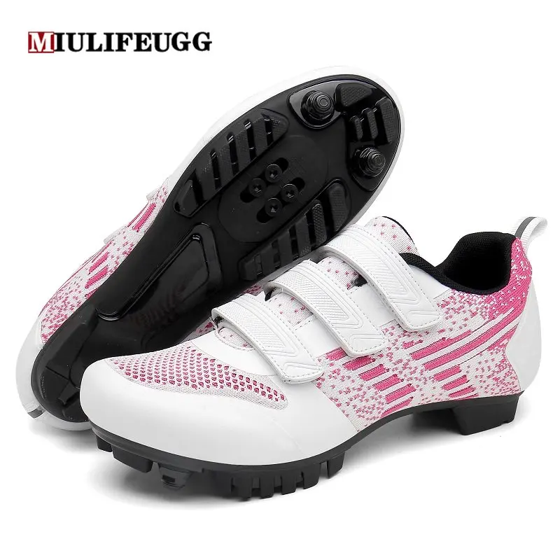 Cycling MTB Shoes Women Route Cleat Road Bike Speed Flat Sneaker Men