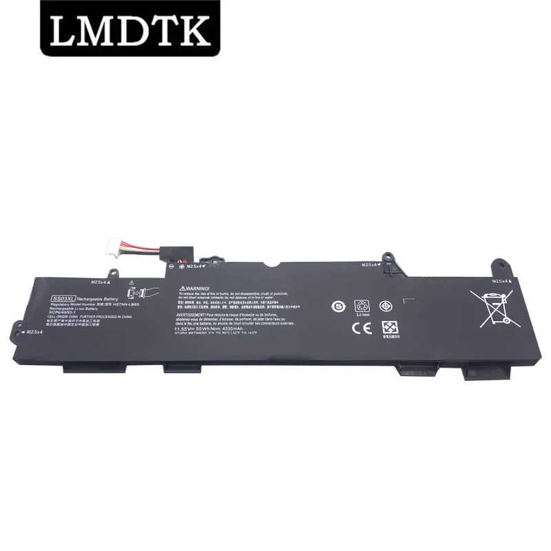 

LMDTK New SS03XL Laptop Battery For HP EliteBook 730 735 740 745 755 830 840 846 ZBook 14u G5 HSN-I12C HSN-I13C-4 11.55V 50WH