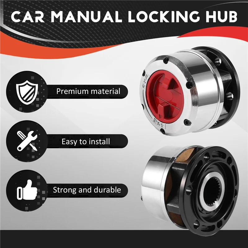 26 Spline Manual Wheel Locking Hubs Lock AVM460HP B034HP KIA Sportage 4WD 1995-2002 Retona Bongo