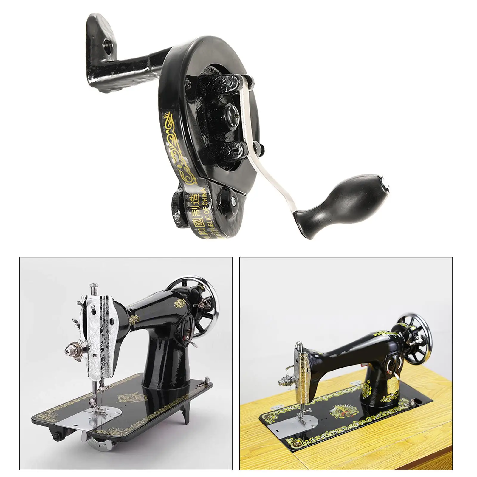 Household Sewing Machine Hand Crank Handcrank Replace Supplies Crafts Sew Accessories Handle for Old Sewing Machines