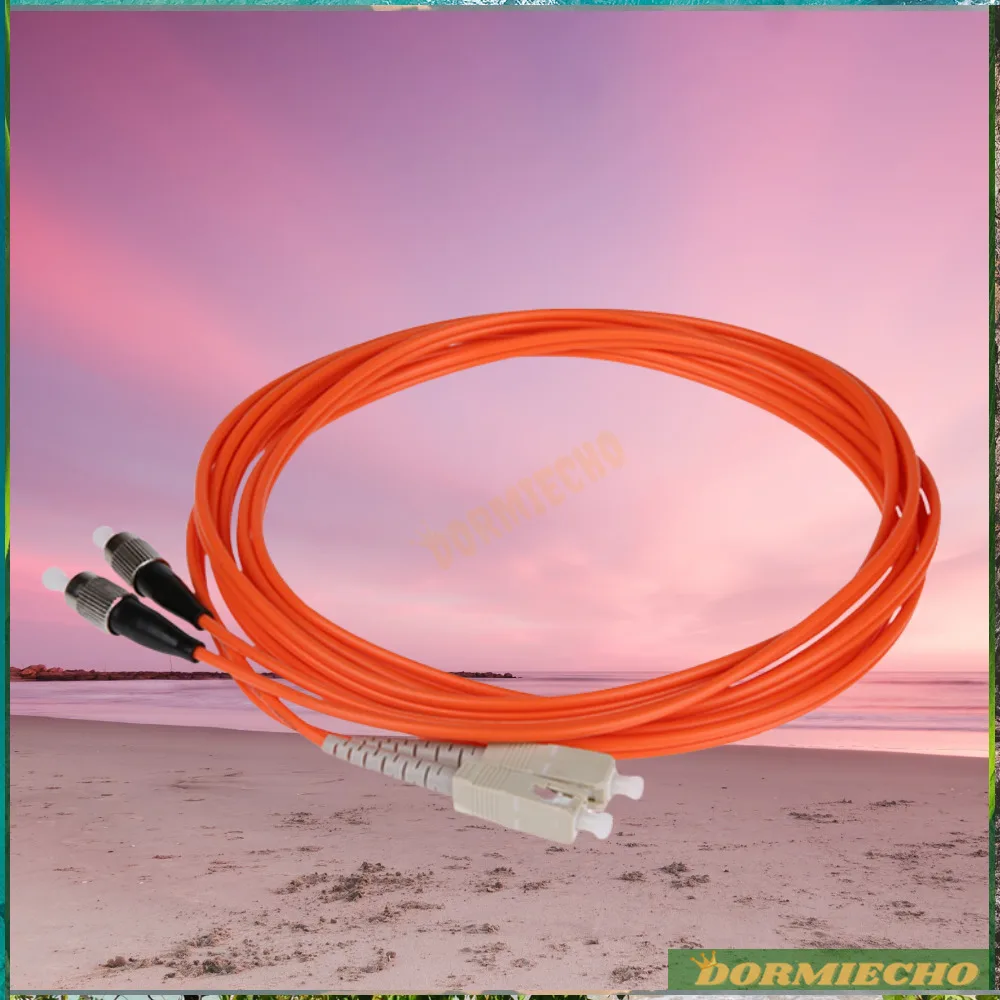 Originale Fc Sc Pc Upc Connettore Fibra Ottica Om1 Multimodale Patch Cord 62.5/125 Duplex Mm Custom Made