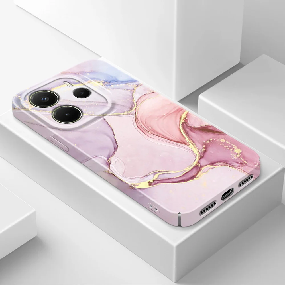 Gold Marble Design Phone Case - Premium Hard Cover