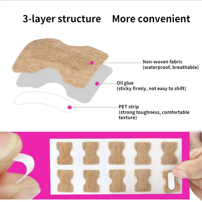 Nail Correction Stickers Ingrown Toenail Corrector Patches Paronychia Treatment Recover Corrector Pedicure Tools 20/50/100pcs ingrown toenail correction tool