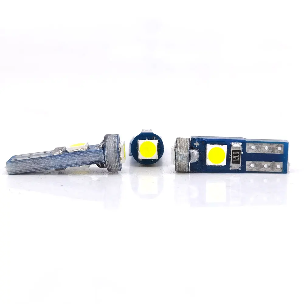500PCS T5 LED W1.2W W3W LED 3030 3smd ڵ ׸  ڵ ̵     Ǳ   6 