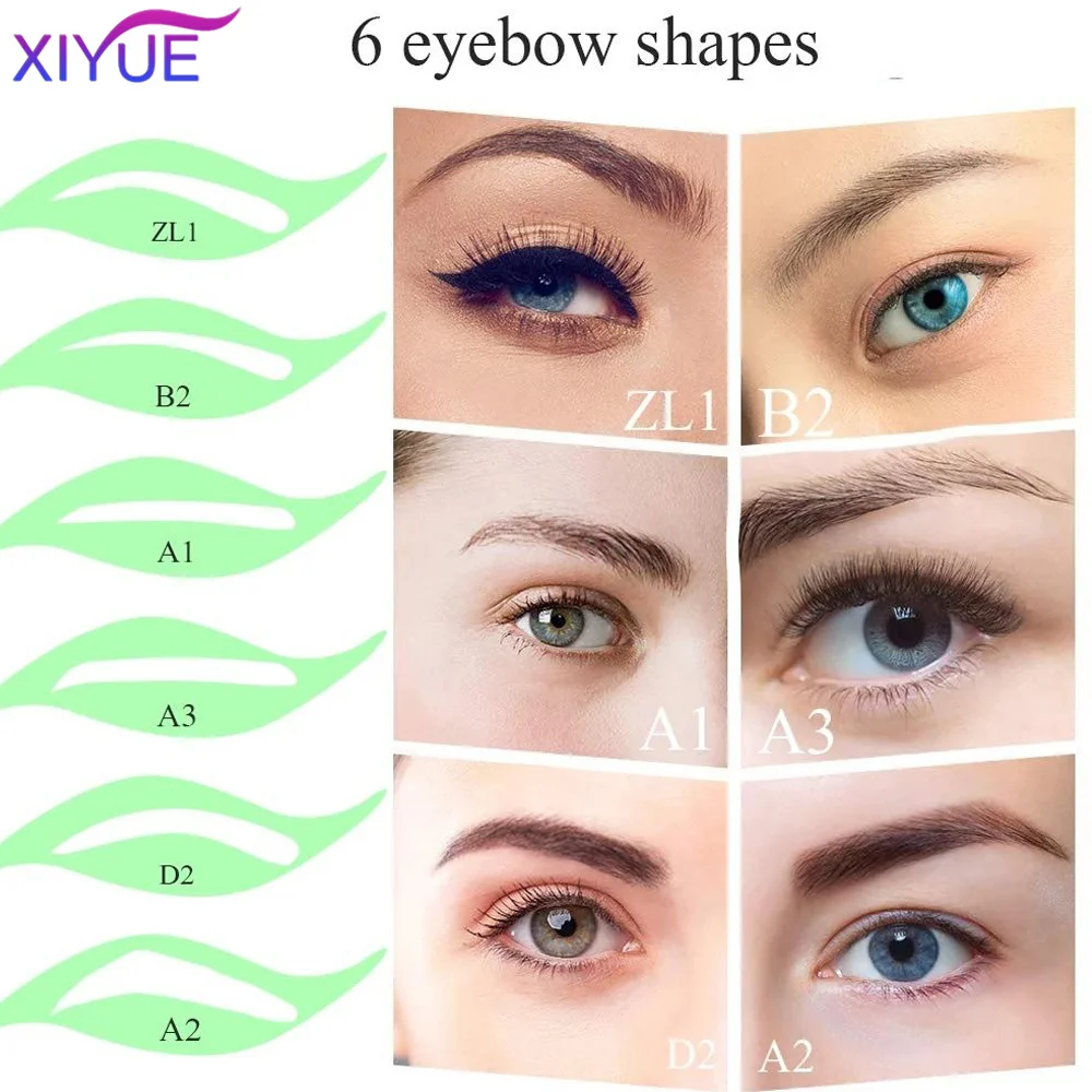 Women/Man's Eyebrows Hair Eyebrows Six Style Jolie Style Artificial Weaving Lace Workers' Hair Braided Eyebrow Wigs