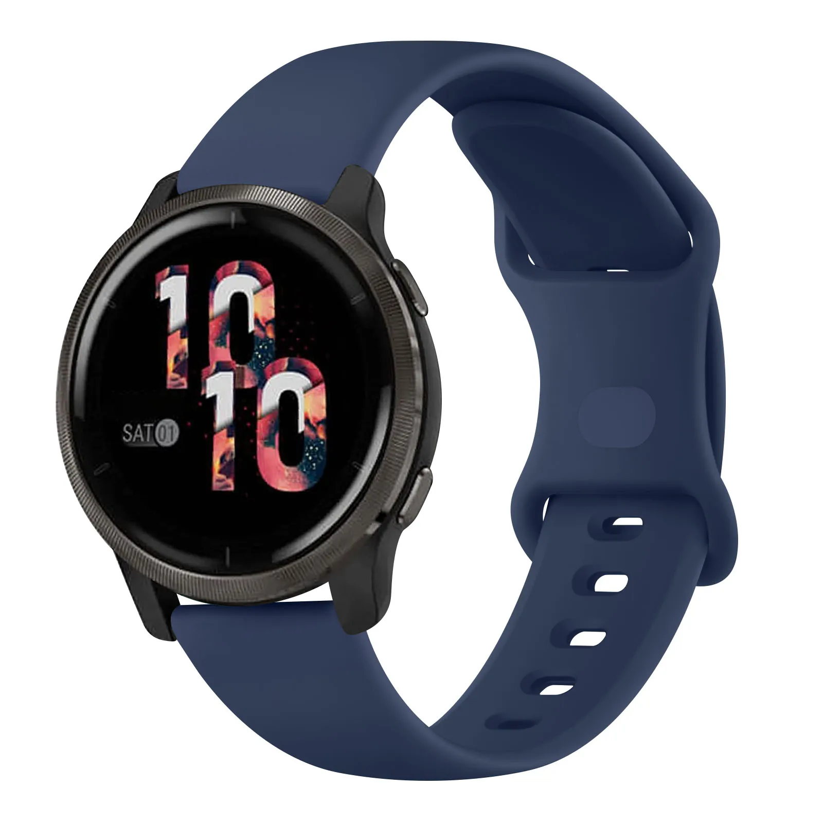 Versatile 20mm Silicone Watch Strap - Durable & Stylish Wristband Replacement