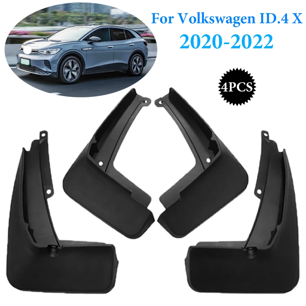 

Car Accessories Mud Flaps For Volkswagen ID.4 X CROZZ VW ID4 ID 4 Splash Guards Fender MudFlaps Front Rear Mudguards