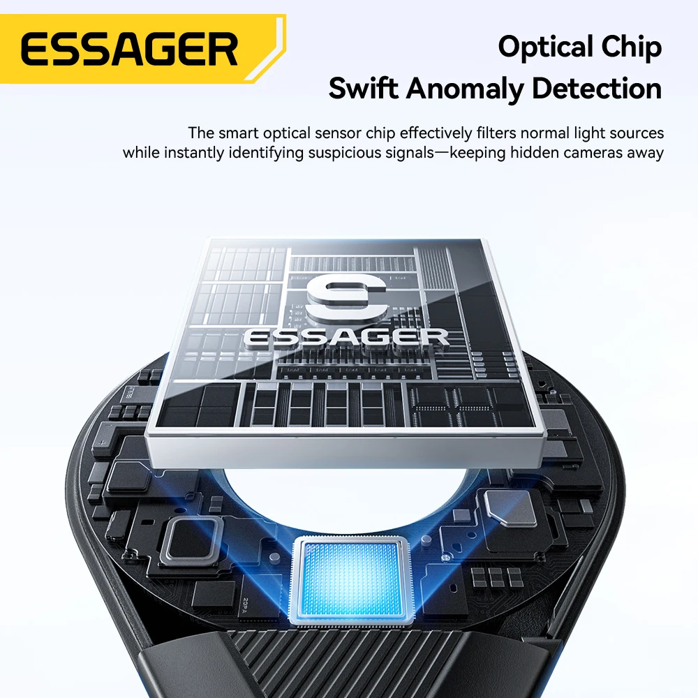 Essager Infrared Detector Portable Anti-snooping Camera Detector Anti-surveillance Inspection For Travel Hotel Bathroom Security - 5