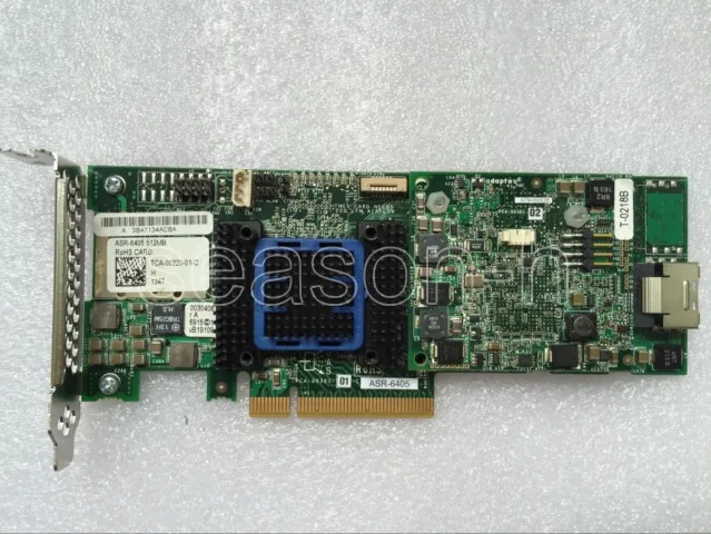 Sas Sata 6g Raid Controlador 512mb Pcie Cartão Asr6405 4x