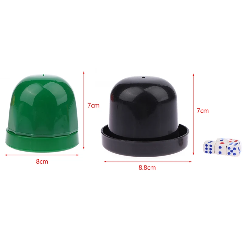 Roller Dices Hand Cranked Roller Cup Game Dice Dice Set Dice Cup For KTV Pub Bar Games 1 Set 5