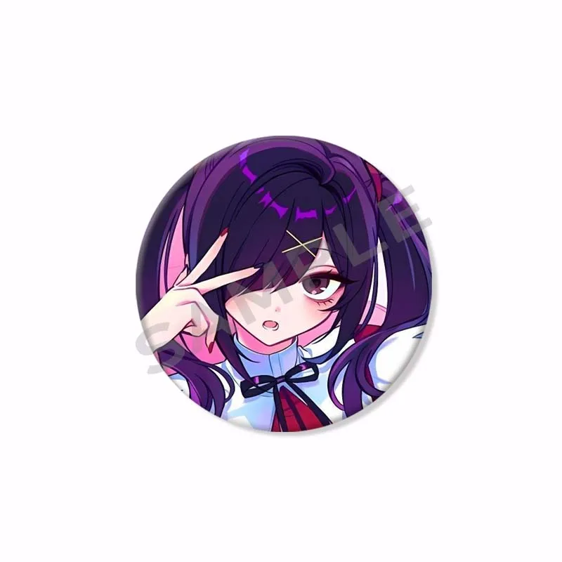 Needy Girl Overdose Cute Cartoon Button Pin Pixelation KAngel Ame-Chan Gothic Lolita Brosche Abzeichen Tasche Dekor Fans sammeln 50 mm – Detail 10