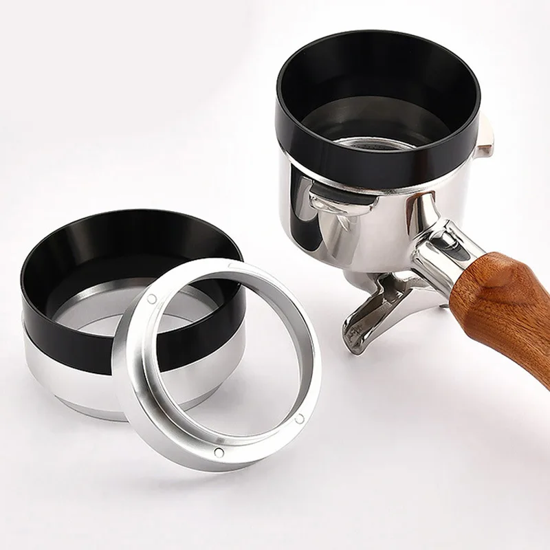 51 58mm Italian Coffee Handle Powder Dial Ring Espresso Coffee Filter With Magnet Coffeeware Barista Replacement Accessories for espresso tools,coffee tools