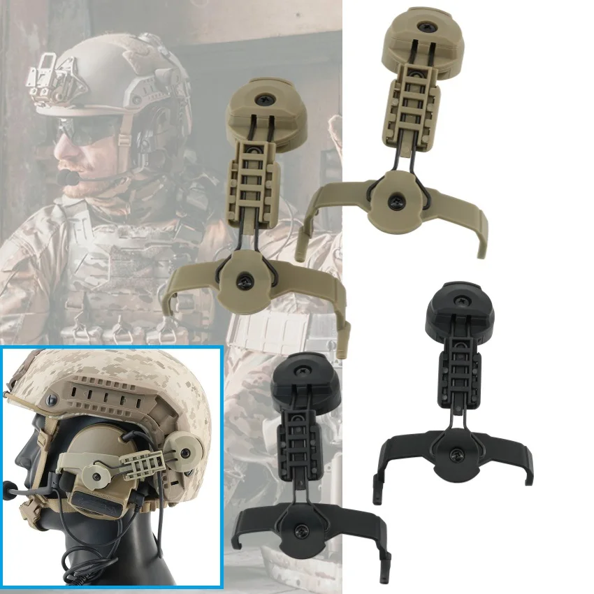 c2タクティカルヘッドセットarcレールアダプターcomtac-ii用水中ヘッドセットアクティブな聴覚保護ハンティングヘッドセット