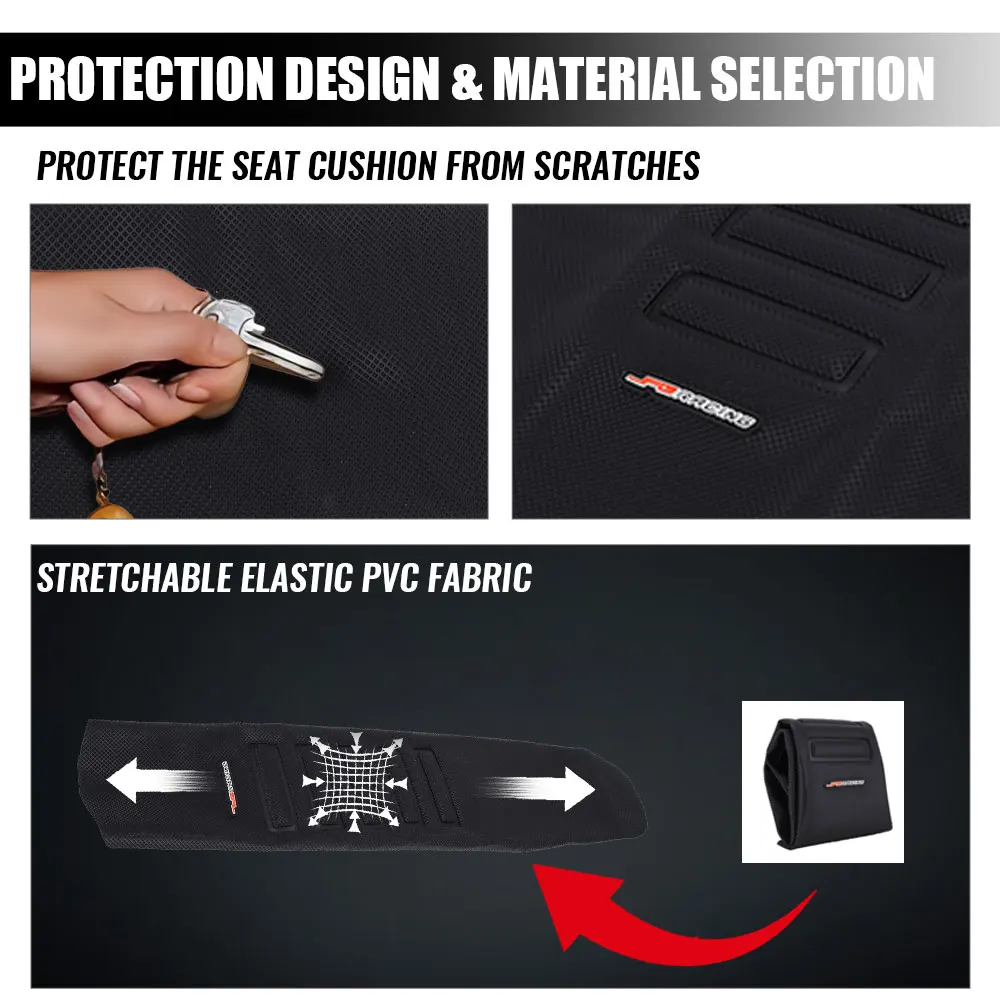 Motorcycle Seat Covers PVC Non-slip Design Waterproof For CRF CR XR 50cc-250cc RM KX KLX YZ TTR PW SSR Apollo SDG Dirt Pit Bike