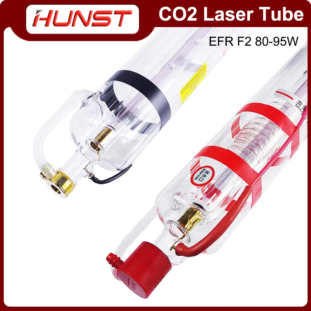 HUNST EFR 80W CO2 Laser Tube Diameter 80mm Length 1250mm Laser Tube Suitable For Engraving And Cutting Machine