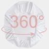 100% Waterproof Solid Bed Fitted Sheet Nordic Adjustable Mattress Covers Four Corners with Elastic Band Multi Size Bed Sheet 6