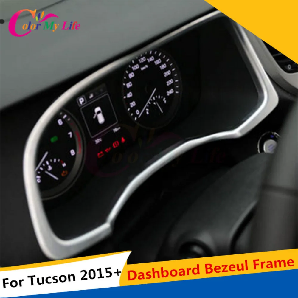 ABS Car Instrument Gauge Panel Cover Trim Sticker for Hyundai Tucson