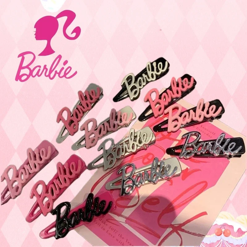 Kawaii Barbie Hair Ring Anime Cute Cartoon Accessori Per Capelli Issue Card Pink Sweet Ornaments Harajuku Y2K Hairpin Hair Rop Nuovo