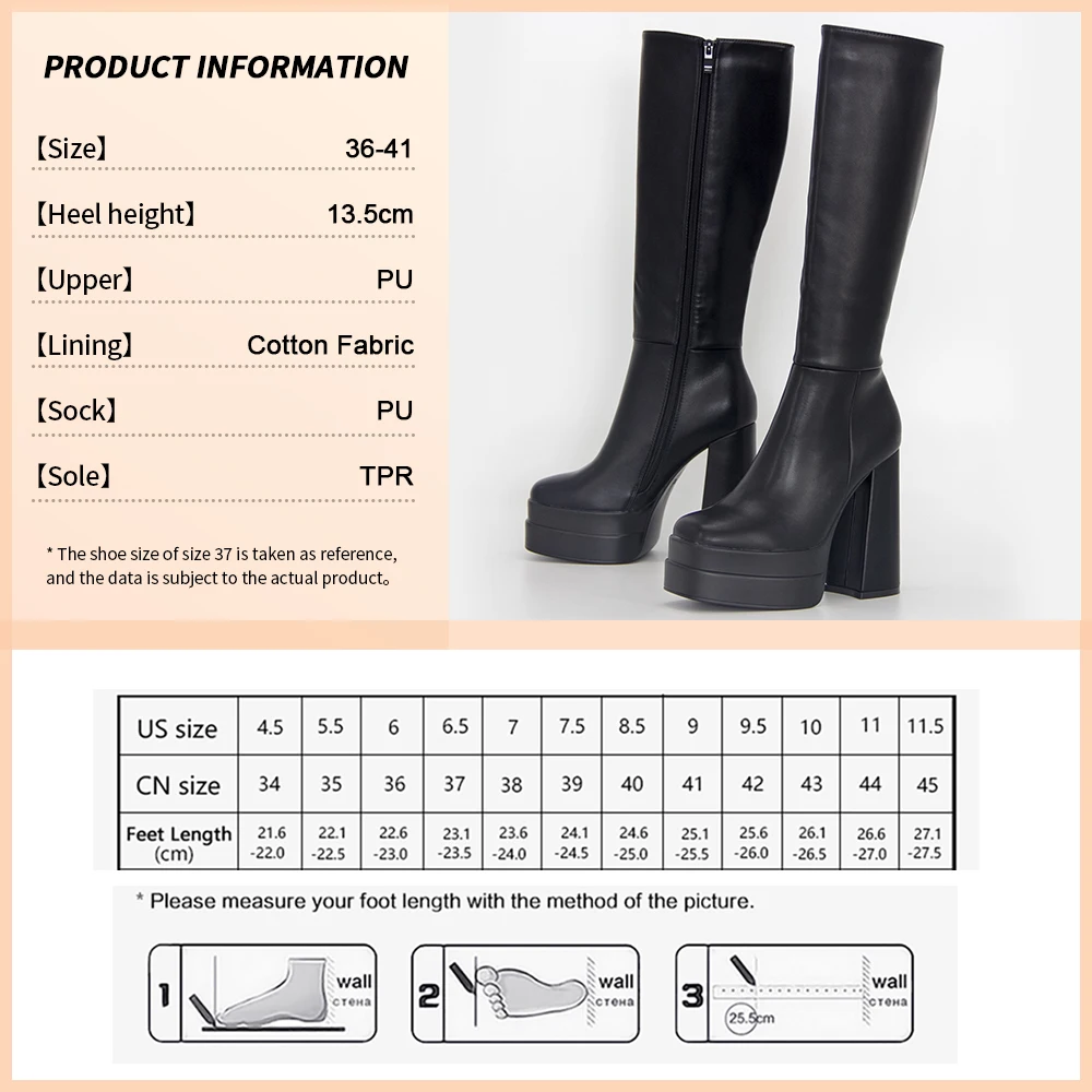 GOGD 2022 New Ankle Boots Women Quality Platform Boots Female Fashion Short Boot Black Chunky High Heel Women Shoes Big Size 41 Boots luxury Boots