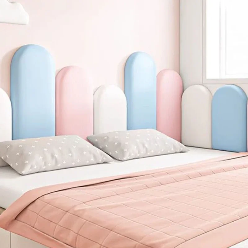 Bed Headboard Modern Bedroom Decor Head Board Stickers Wood Wall Panels Home Decoration Wall Art Tete De Lit Cabecero Cama