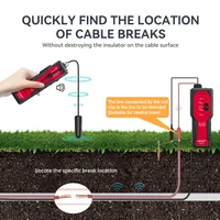 Noyafa Underground Cable Locator NF-817 Visual Fault Wire Tracer Anti-Interference Cable Tester Professional Cable Finder 2