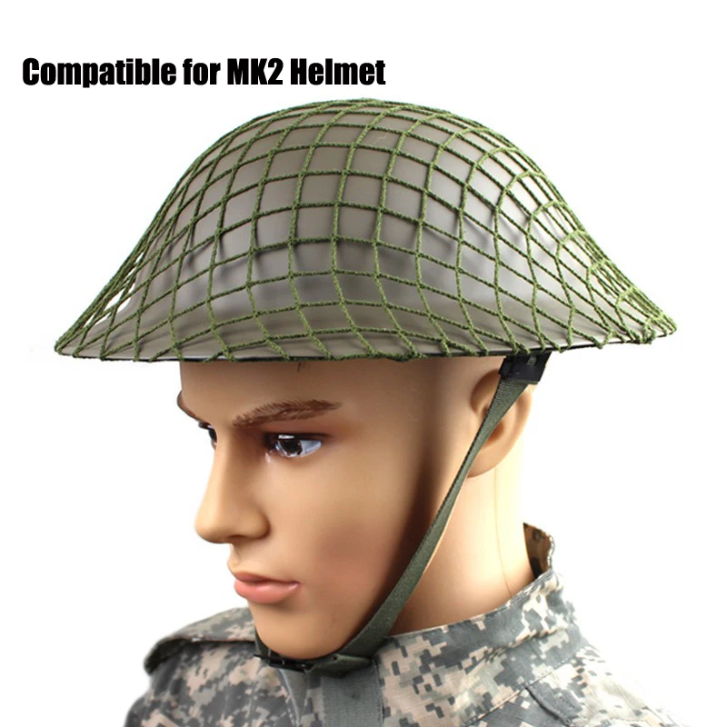 Tactical Helmet Mesh Cover for M1 M35 M88 MK1 MK2 Steel Helmets Air Cushion Helmet Camo Mesh Covers 1pcs