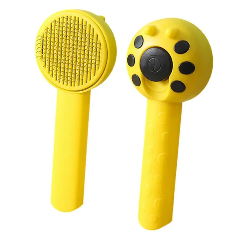 

Cat Grooming Brush Portable Deshedding Tool Removes Knots And Tangled Hair Ladybug Pet Grooming Rake And Brushes For Small