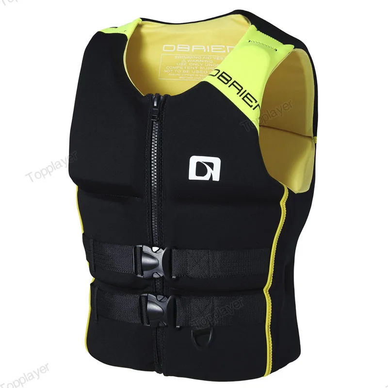 Life Jacket Adult Super Buoyancy Neoprene Life Vest Surf Raft Kayak Fishing Jet Ski Water Sport Swimming Rescue Life Jacket