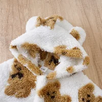 Baby Clothes Cartoon Cute Teddy Bear Plush Comfortable And Soft 0-18 Boys And Girls Autumn And Winter Long Sleeved Baby Jumpsuit 4