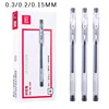 3 pcs/lot 0.3mm Fine Gel Pens Chinese Elegant Black Finance Needle Pens For Writing Office School Supplies Kawaii Stationery Pen 1