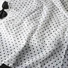 2023 Fashion Printed Dot Chiffon Hijab Scarf Women Pareo Lady Bandanas Beach Towels Summer Muslim Veil Wrap Female Foulard 5